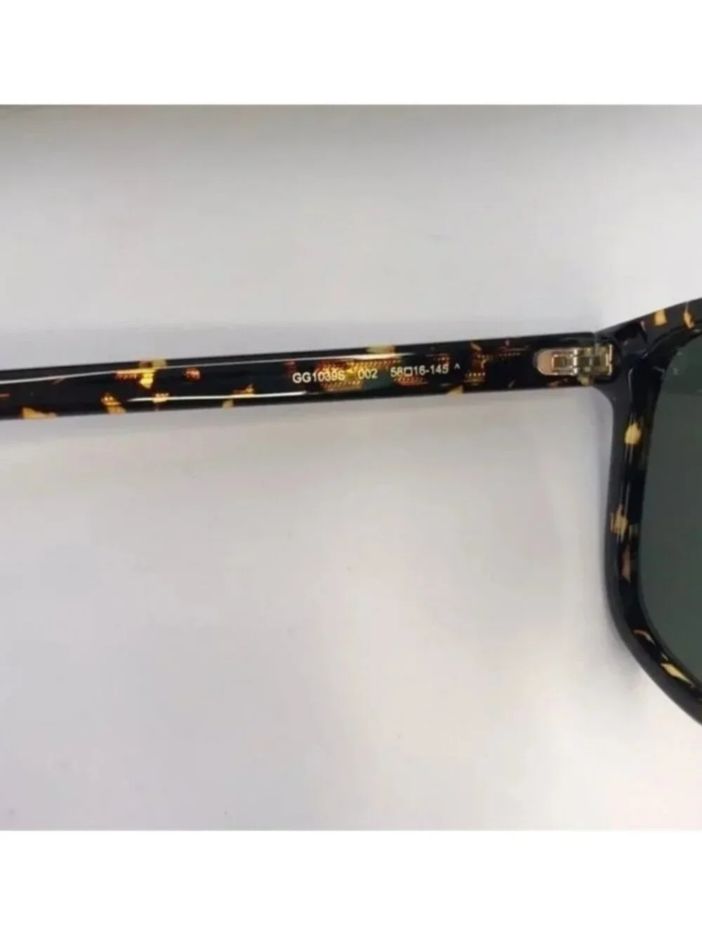 New Original Gucci GG1039S Havana tortoise square-frame sunglasses